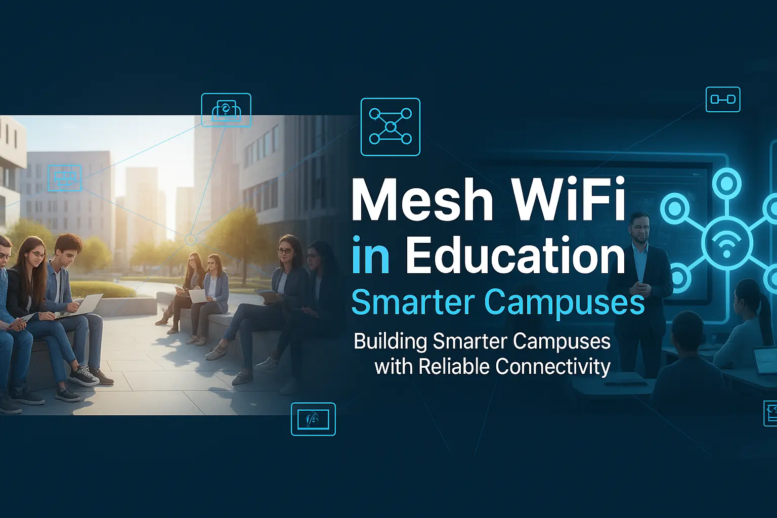banner image of mesh Wi-Fi network in education