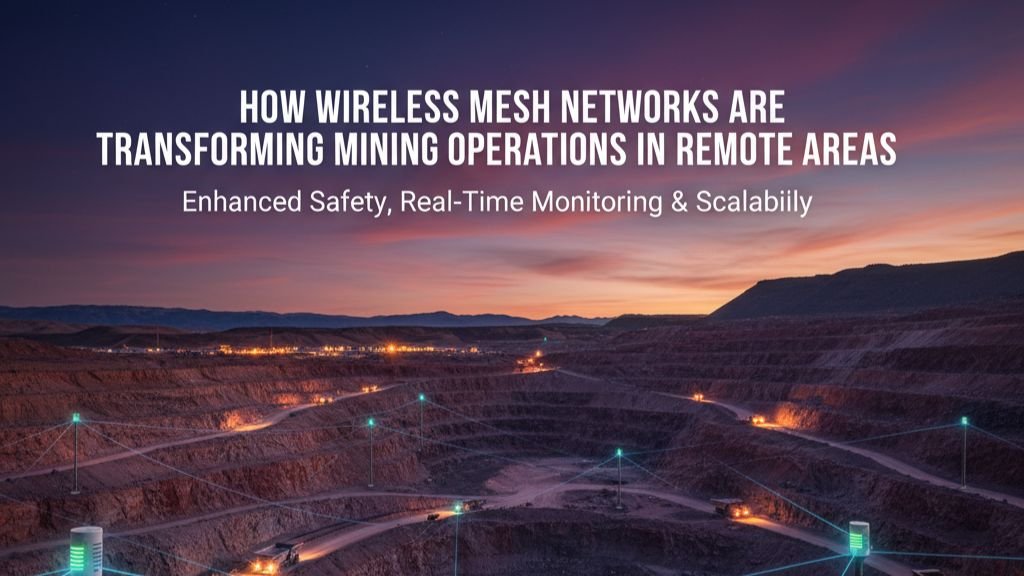 wireless mesh network are transforming mining operation in remote areas