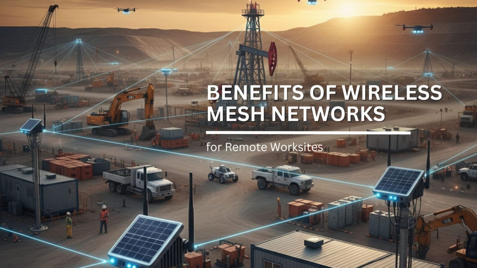 Wireless mesh networks for remote worksites | Aeromesh Systems