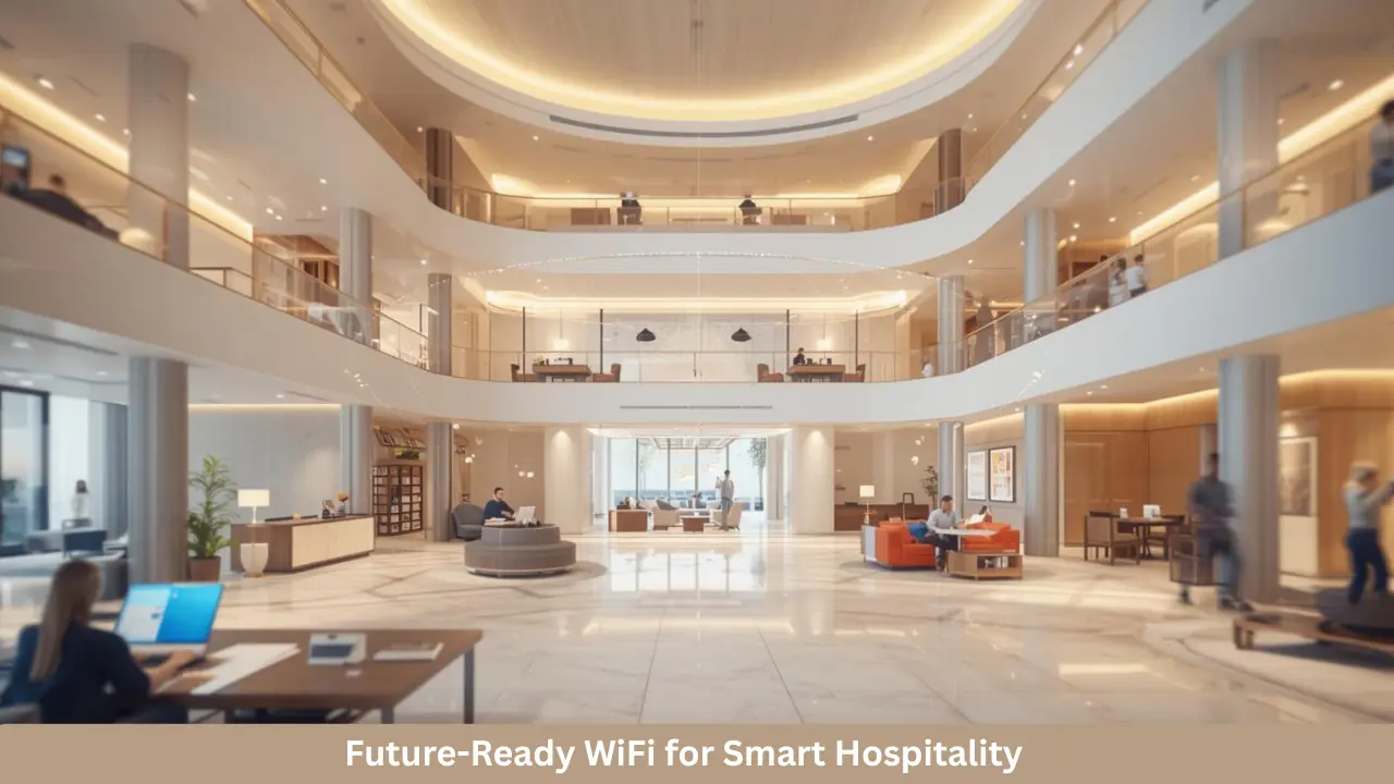 Future-ready WiFi infrastructure for smart hospitality environments in hotels and resorts