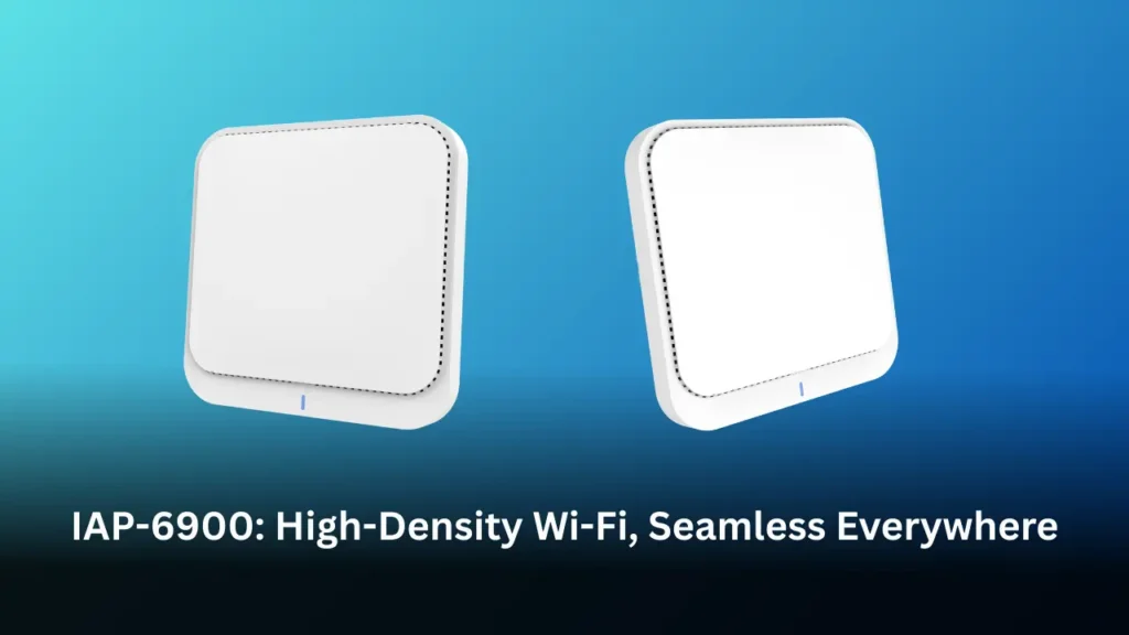 Aeromesh IAP-6900 indoor Wi-Fi 6 access point designed for high-density wireless environments