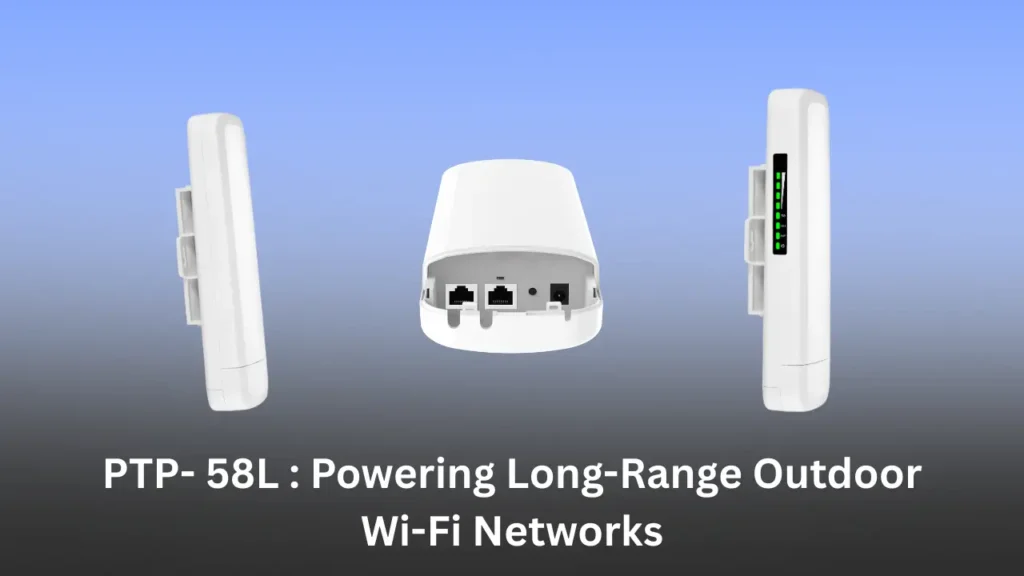 Aeromesh PTP-58L outdoor wireless bridge powering long-range outdoor Wi-Fi networks